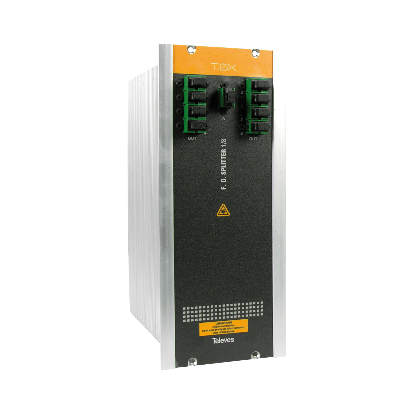 TELEVES - T.0X SC/APC Partitore ottico 8U 1260...1650nm 10dB 1310/1550nm 8 US.1