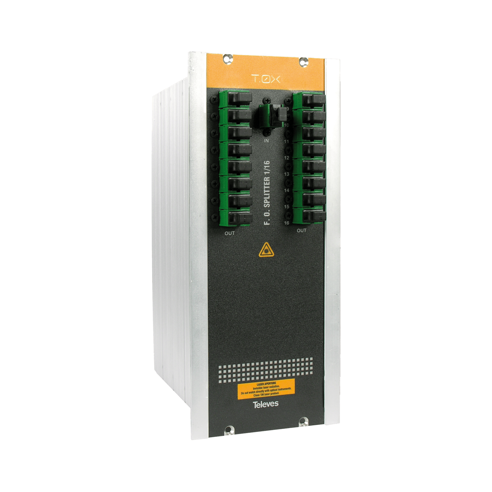 TELEVES - T.0X divisore ottico SC/APC 16U 1260...1650nm 14dB. 1310/1550nm 16US.