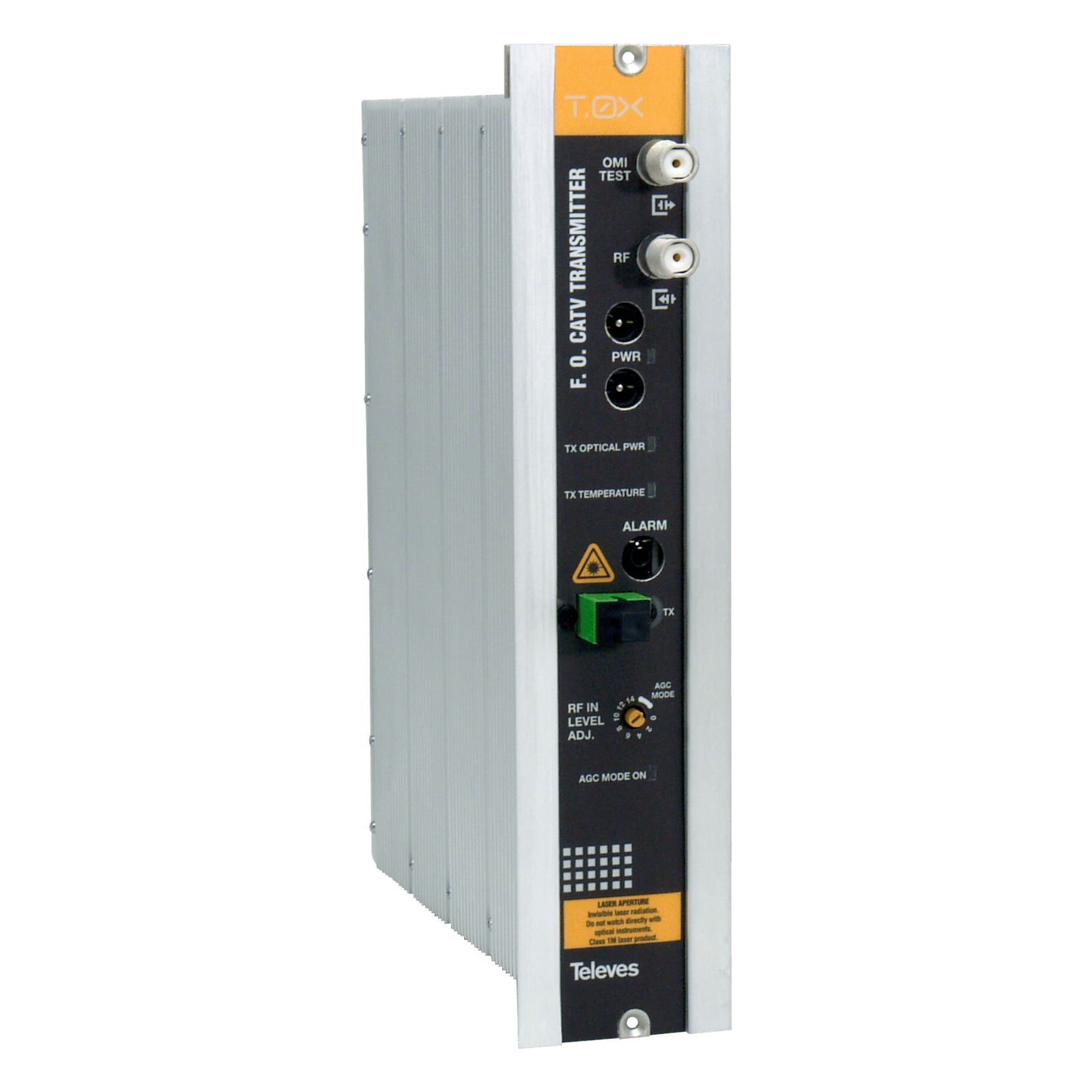 TELEVES - Trasmettitore ottico CATV 1550nm con CAG, Po 10dBm, senza canale di ritorno.