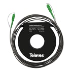 TELEVES - Fibra blindata di lancio monomodale 150 metri SC/APC-SC/APC per OTDR. 236191