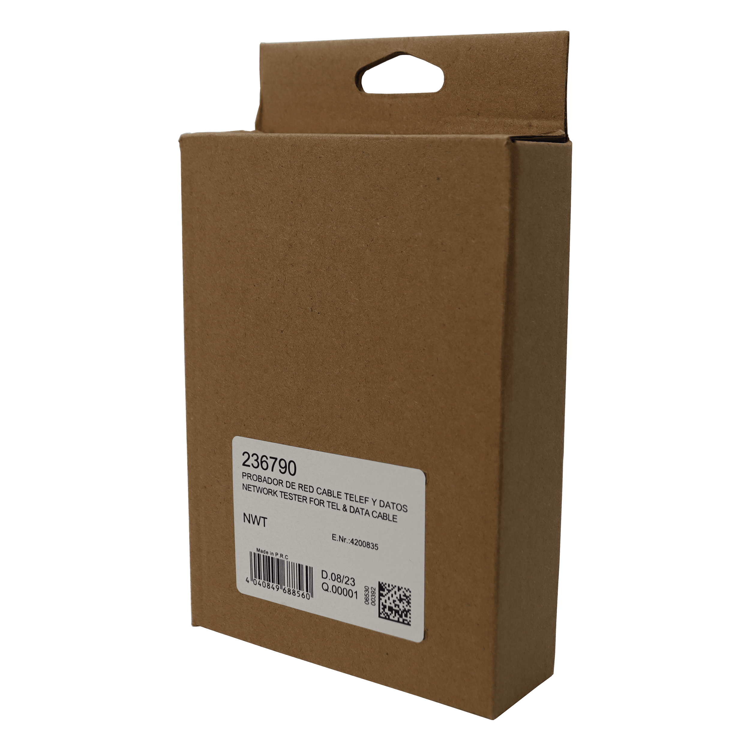 TELEVES - Tester cavo di rete per dati e telefonia, compatibile con Cat5/6, RJ11, RJ12, RJ45 e ISDN. 236790