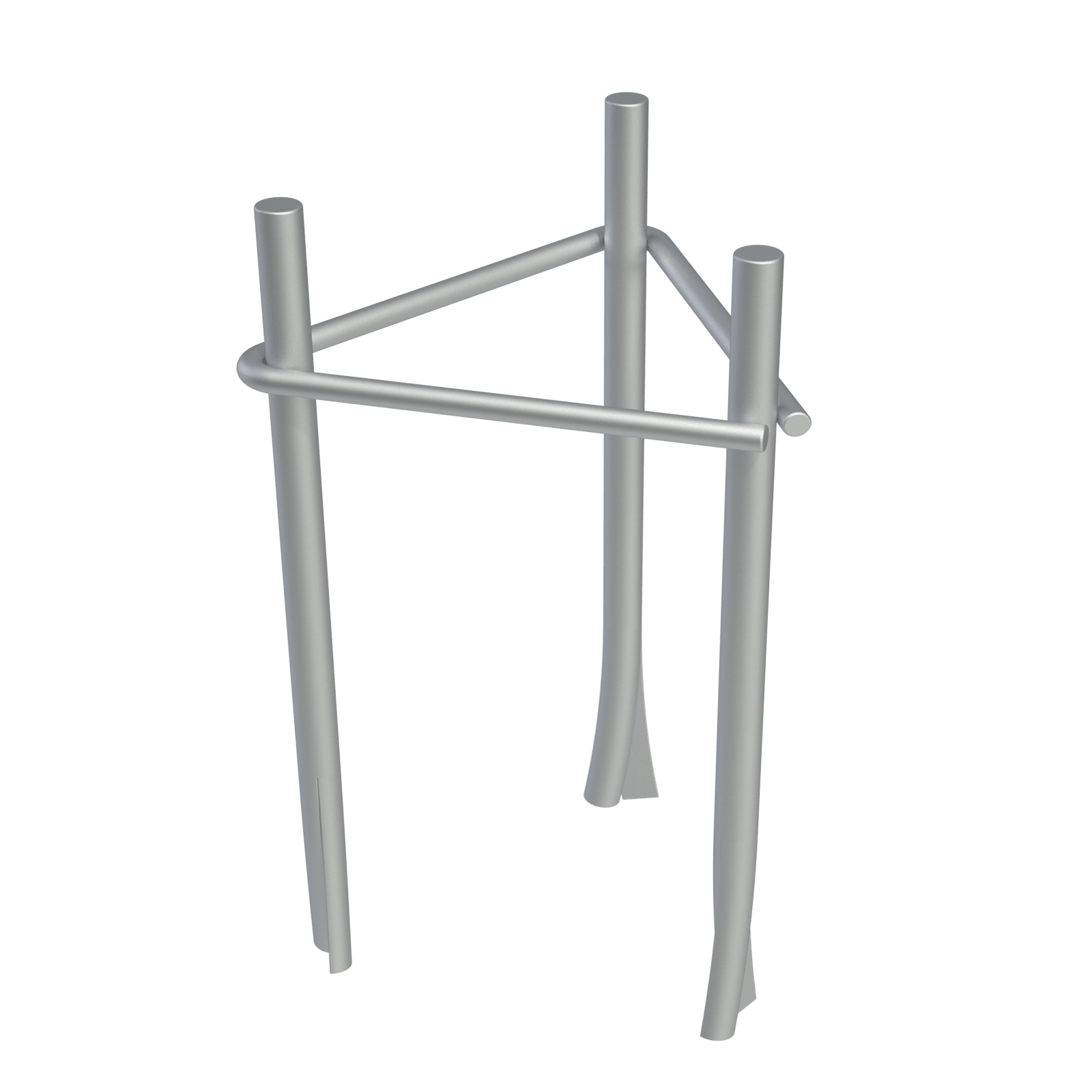 TELEVES - Base rigida fissa ad incasso, zinco + RPR traliccio 180 SE.