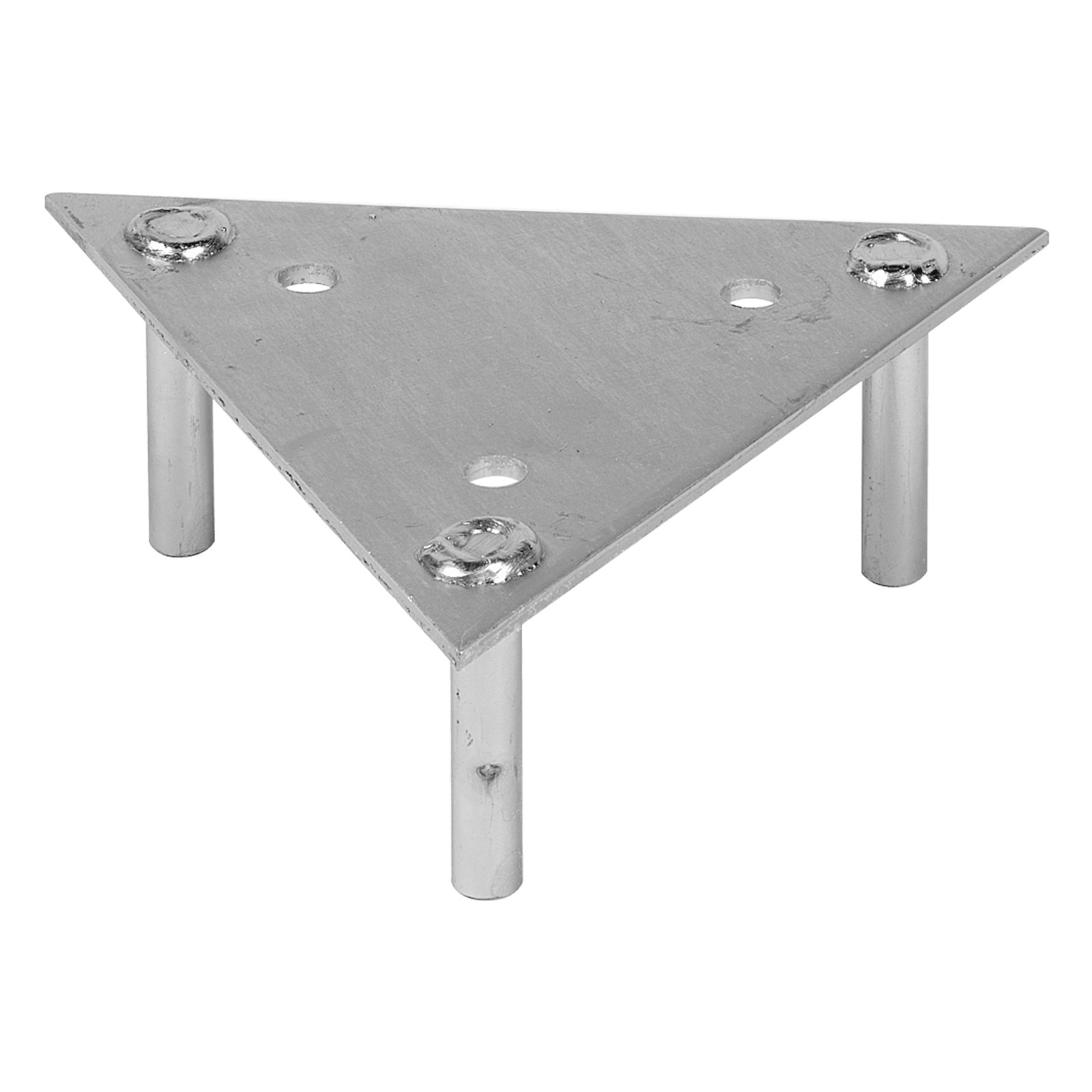 TELEVES - Placca per base rigida, base fissa da avvitare in zinco con RPR traliccio 180 SE.