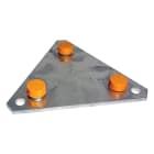 TELEVES - Base fissa tralicci 180 GQ da incasso/avvitabile.