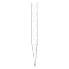 TELEVES - Traliccio inferiore basculante 3M 360 bianco, in zinco con pittura.