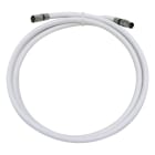 TELEVES - Prolunga IEC maschio-femmina compressa bianca 1,5m classe A++ coassiale.