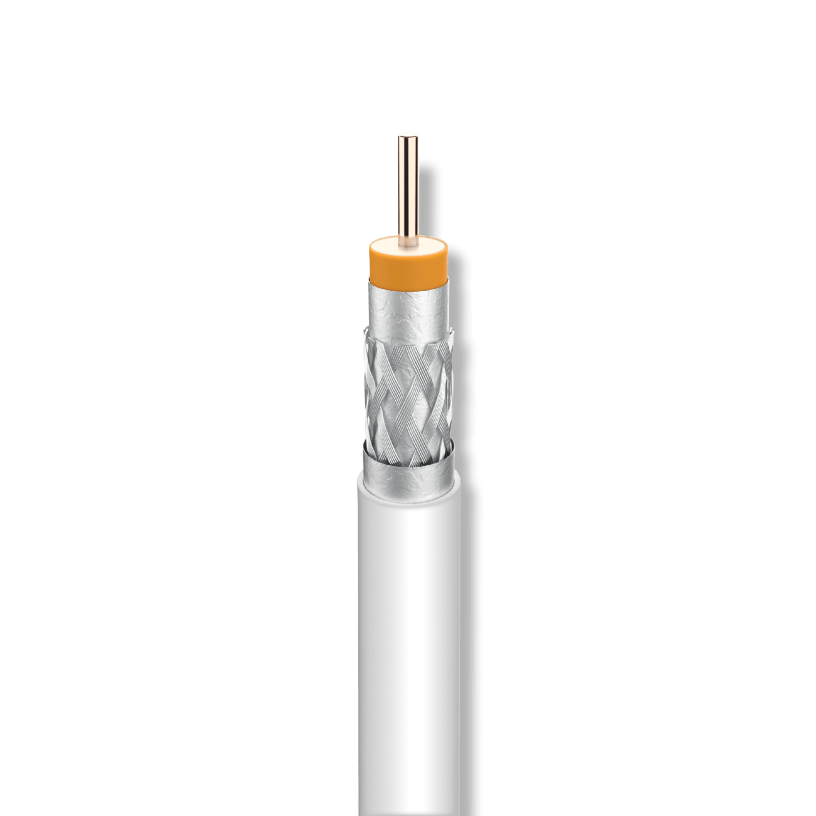 TELEVES - Cavo coassiale SK100plus, 6,7mm PVC, 100m, Euroclasse Eca, schermatura classe A+ e TRIPL.