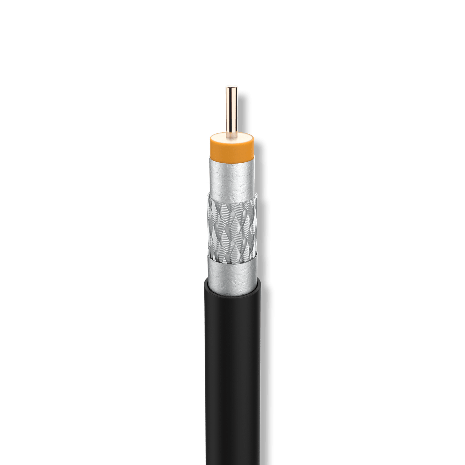 TELEVES - Cavo coassiale SK2003plus, 18AtC Euroclasse Dca e schermatura classe A, PVC nero 100m.