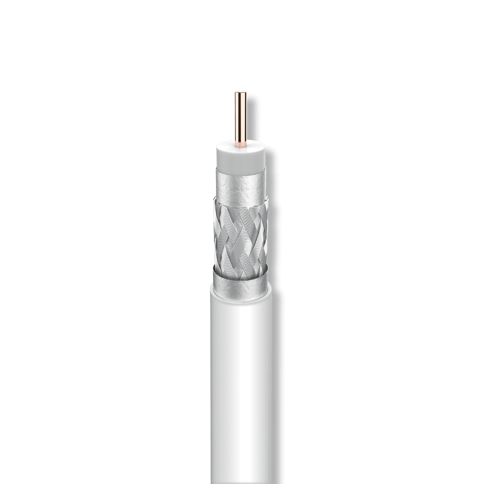 TELEVES - Cavo coassiale SK6Fplus, 19VAtC.A Euroclasse Eca e schermatura classe A+ 100m 6,8mm PVC triplo schermo.