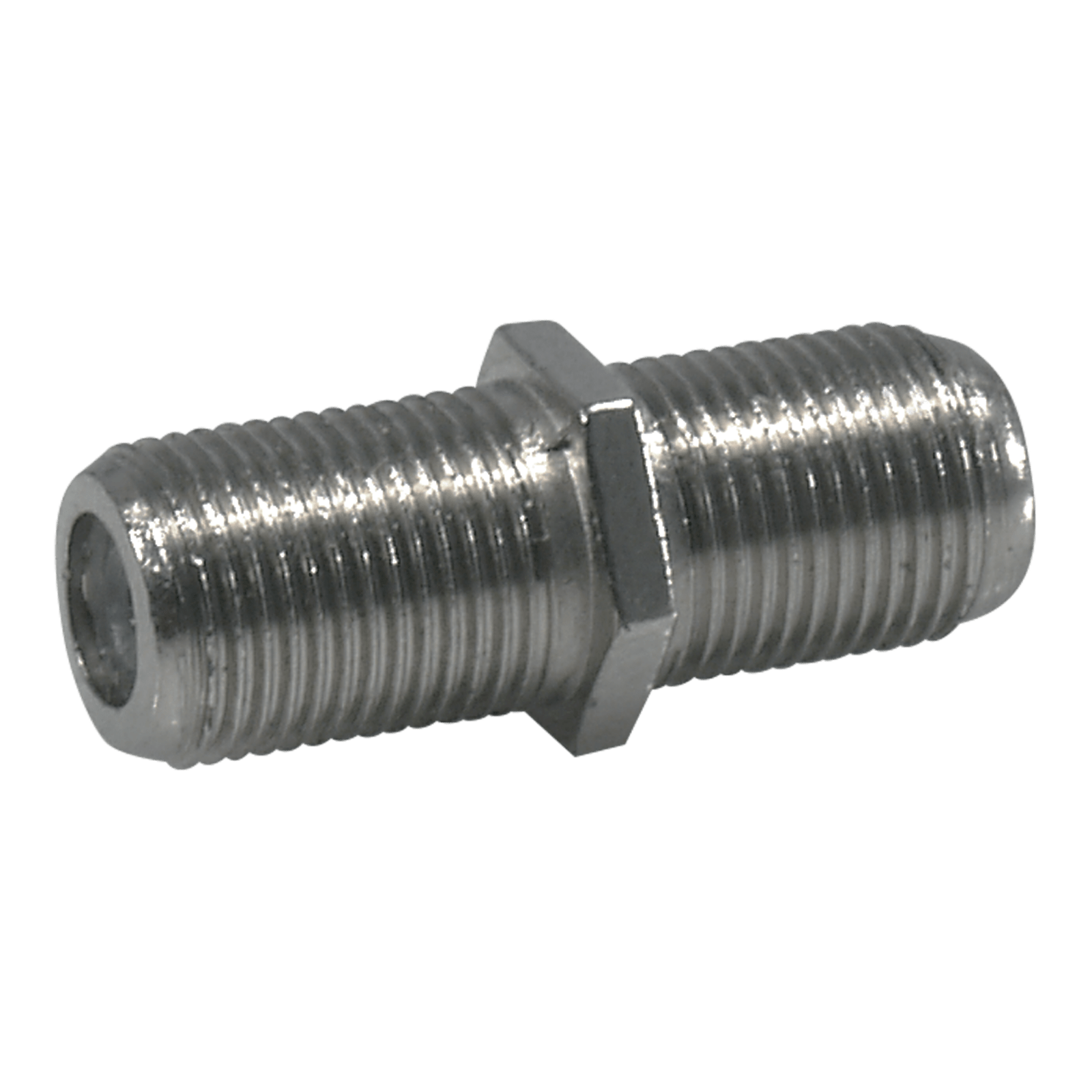 TELEVES - Adattatore femmina-femmina con corta filettatura e lunghezza da 27mm.