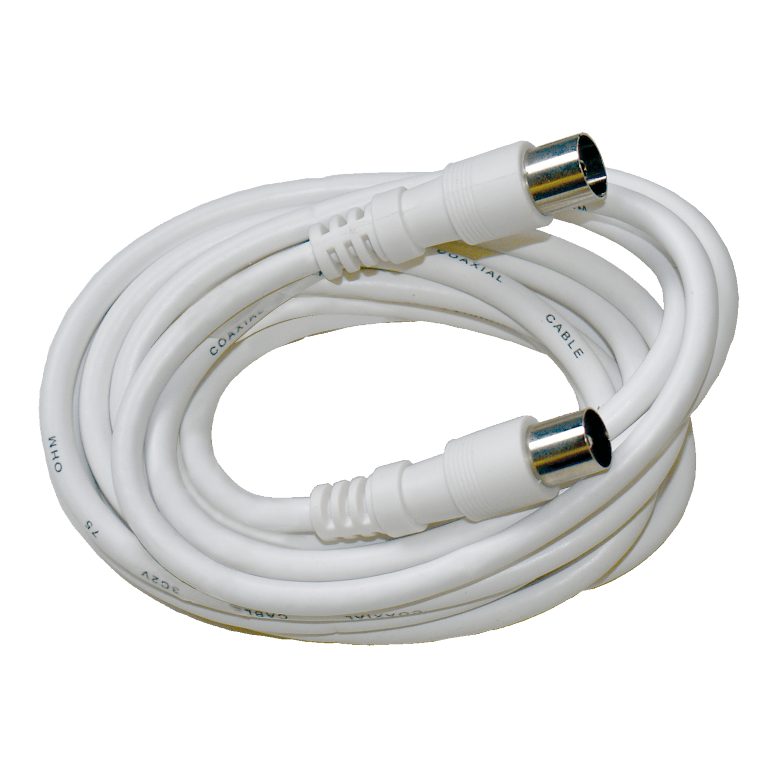 TELEVES - Cavo prolunga coassiale 2,5 metri nero connettori IEC maschio femmina.