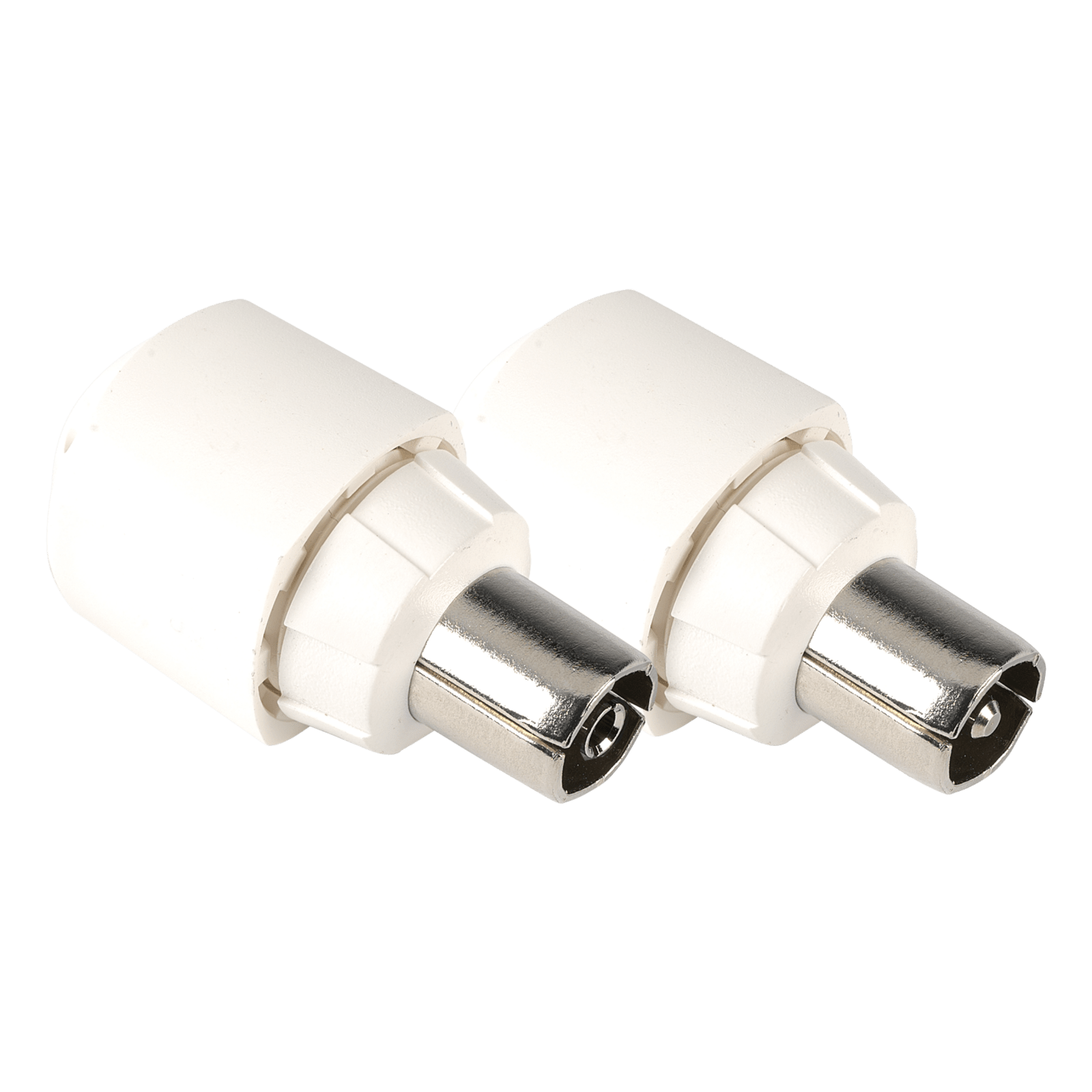 TELEVES - Coppia connettori maschio e femmina IEC per cavi con diametro da 5 a 6.9 mm.