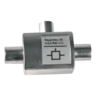 TELEVES - Derivatore 2 Vie M In/Out F-F per connettori IEC VHF/UHF (1 Maschio - 2 Femmine).
