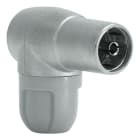 TELEVES - Connettore IEC Femmina 9,5mm 90 Gradi da Montare, Schermato Ø5...6.9mm.