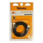 TELEVES - Cavo HDMI Maschio 3m Alta Velocità con Ethernet Ultra Definizione.