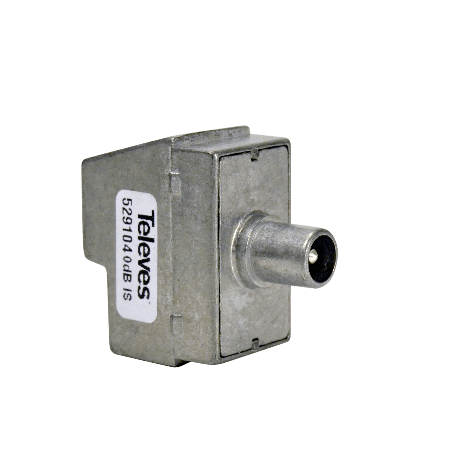 TELEVES - Presa IEC Maschio TV/SAT 0dB Isolata senza passaggio DC. 529104