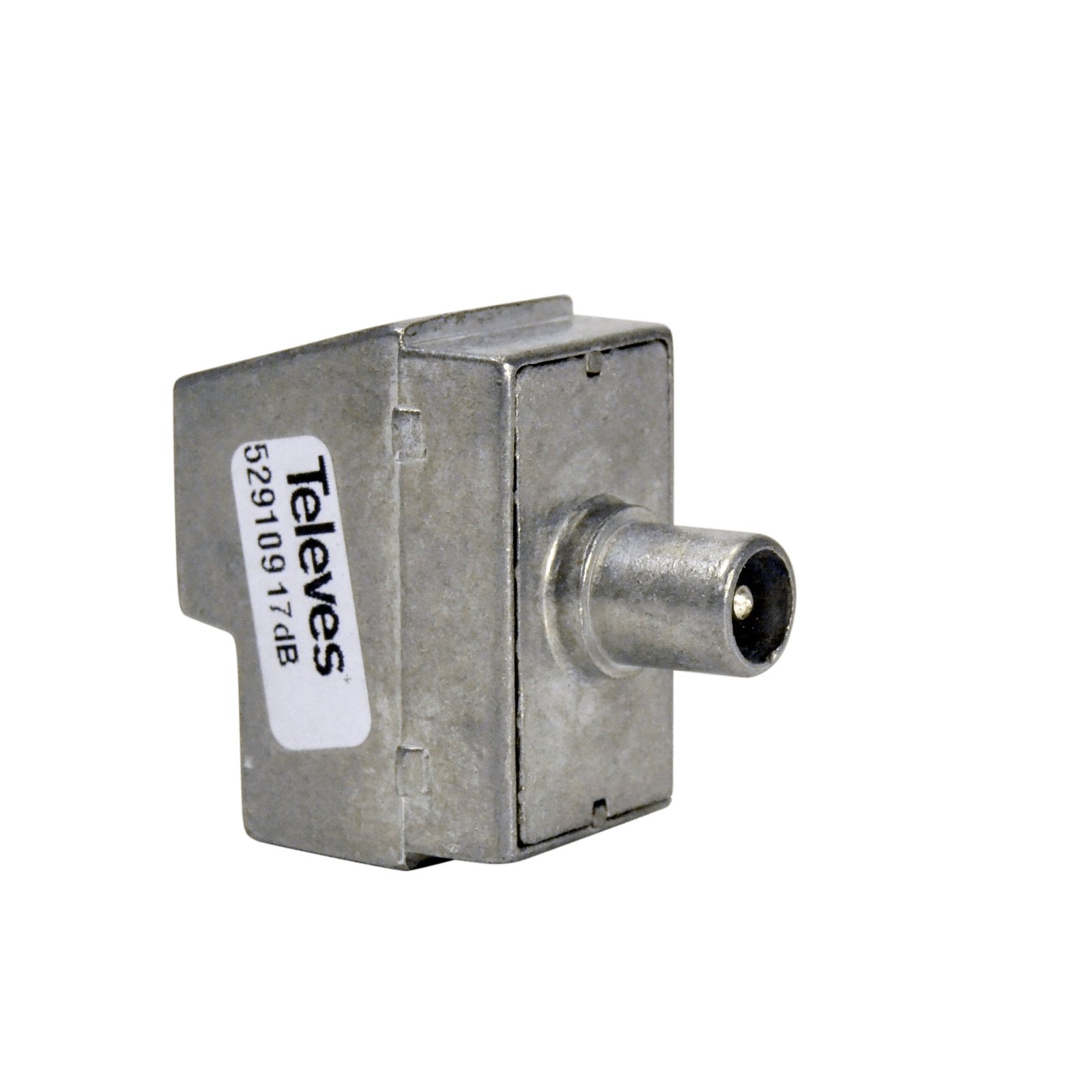 TELEVES - Presa passante TV/SAT 40-2400MHz IEC maschio 17dB.