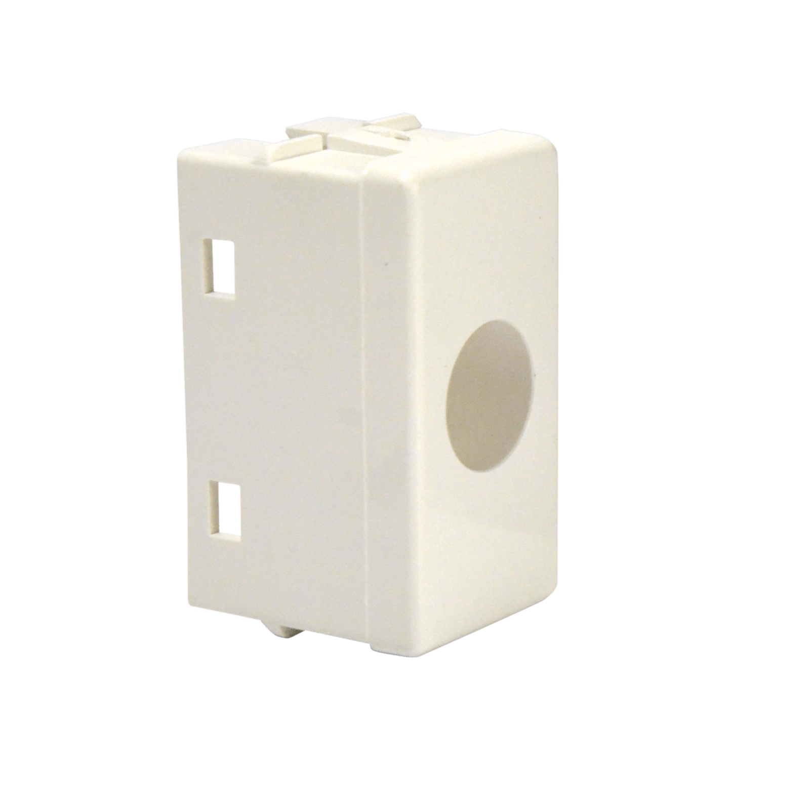 TELEVES - Cover per foro GW System bianca, plastiche connettore prese coassiali. 529110