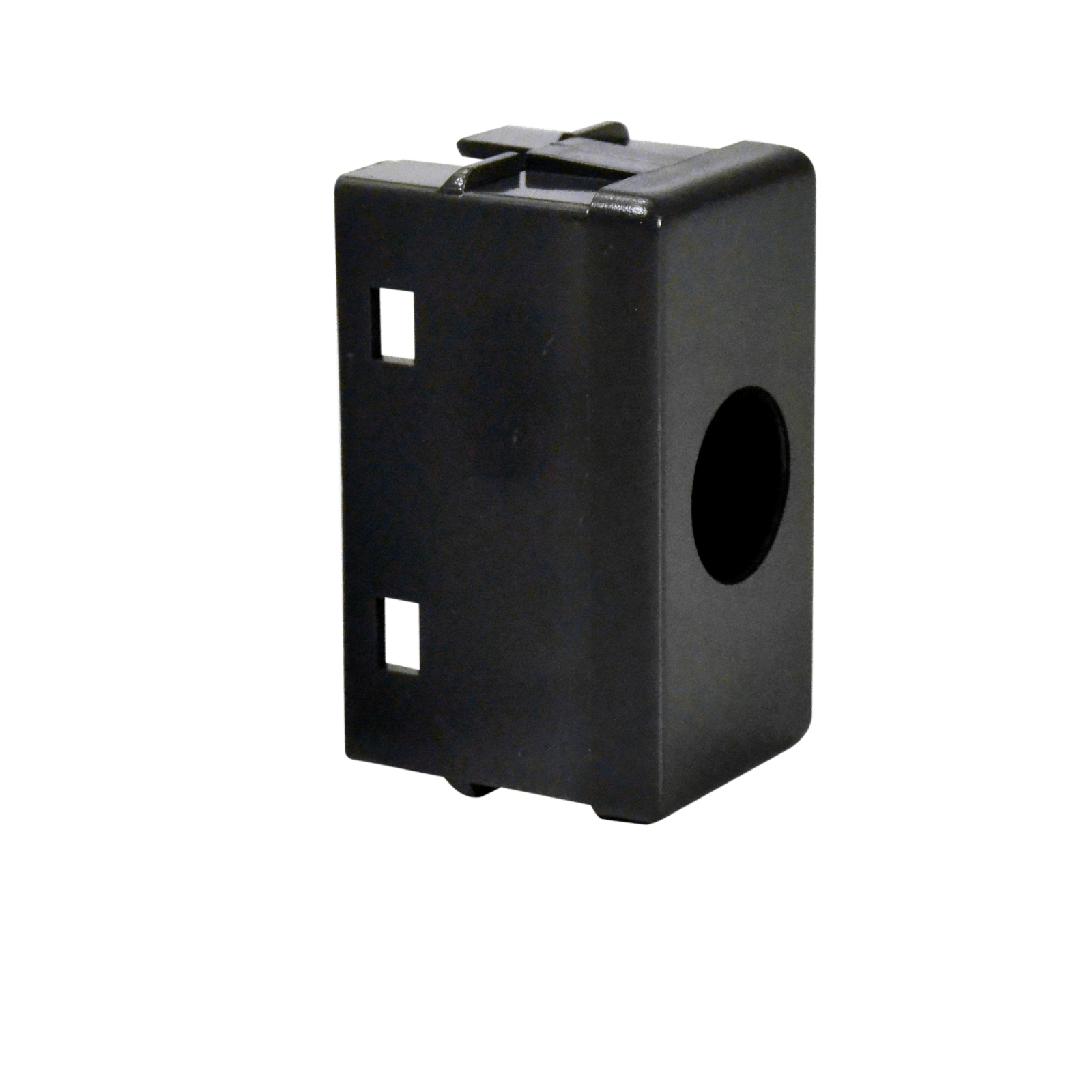 TELEVES - Cover con 1 foro per sistema GW nera, plastiche per prese coassiali e 1 connettore.