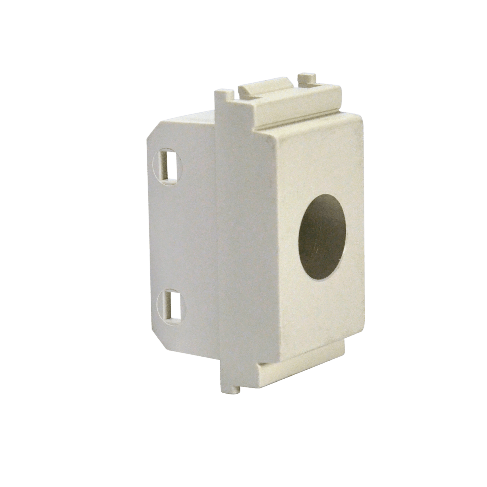 TELEVES - Cover con 1 foro per prese coassiali Vimar Idea bianca connettore plastica.