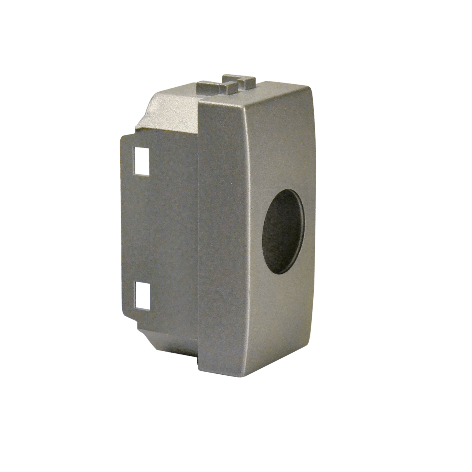 TELEVES - Cover con 1 foro per prese coassiali Vimar Eikon Next, connettore plastico. 529122