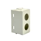 TELEVES - Cover fori tipo GW System bianca Plastiche per prese coassiali 2 connettori. 529149