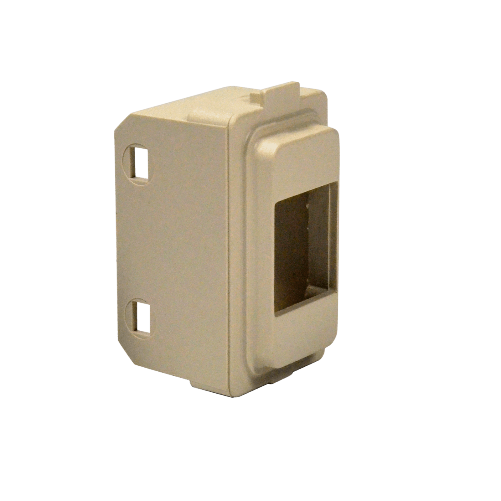 TELEVES - Cover bianca per connettore RJ45, plastiche per prese dati. 529203