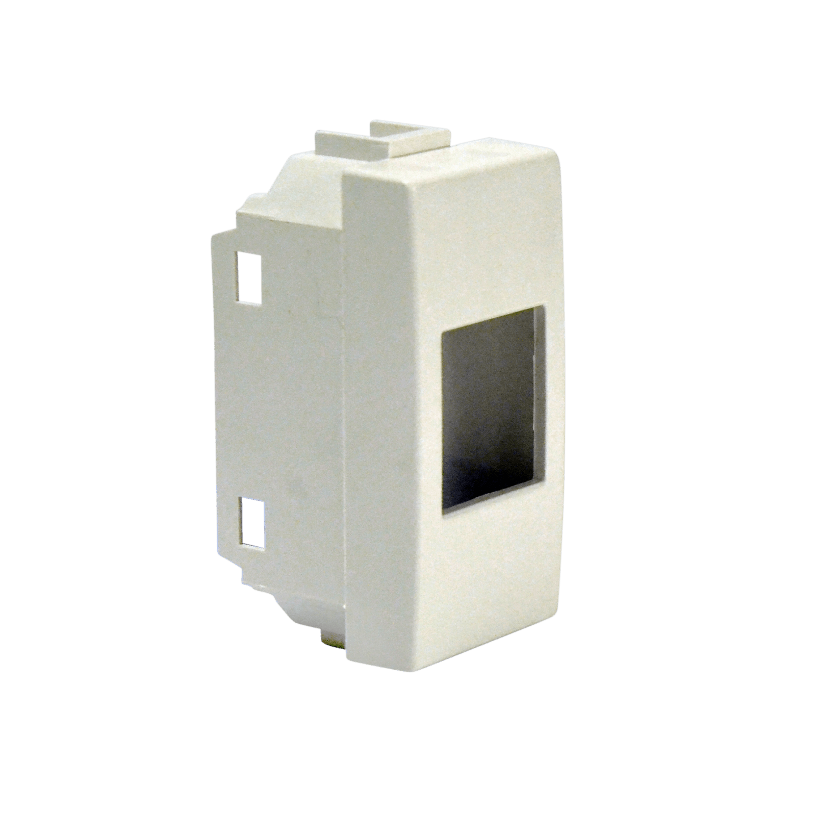 TELEVES - Cover per connettore RJ45 Vimar Plana bianca, plastiche per prese dati.