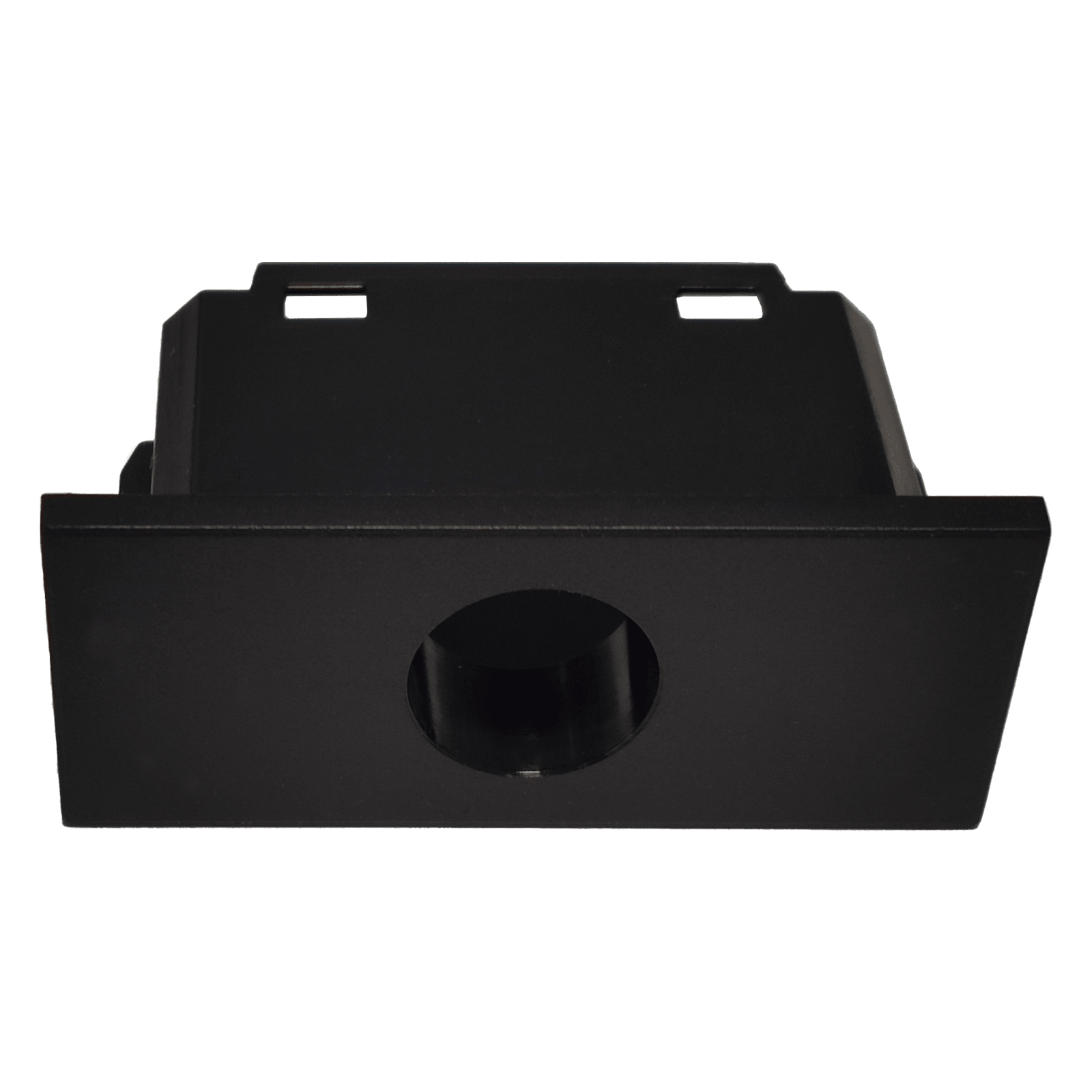 TELEVES - Cover con 1 foro per prese coassiali Vimar nera, connettore unico.