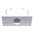 TELEVES - Cover per prese coassiali con 1 connettore, tipo Vimar, linea bianca.