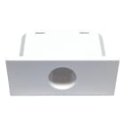 TELEVES - Cover per prese coassiali con 1 connettore, tipo Vimar, linea bianca.