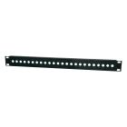 TELEVES - Pannello per rack 19 pollici 1U con capacità fino a 24 connettori F.