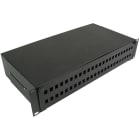 TELEVES - Pannello FO per Rack 19 2U - 48x Connett. SC Ripiano FO per Rack 19 per adatt. ottici SC Simplex o LC Duplex.