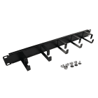 TELEVES - Pannello passacavi per rack 19 pollici 1U con 5 anelli.