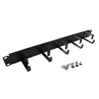 TELEVES - Pannello passacavi per rack 19 pollici 1U con 5 anelli.