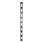 TELEVES - Passacavi verticale per rack 19'' 42U, 800 mm di larghezza, con 9 anelli.