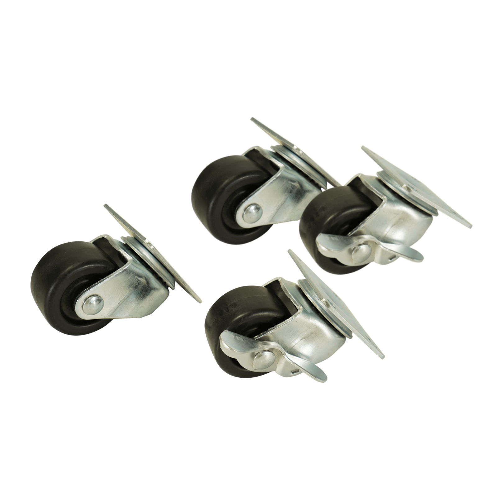 TELEVES - Kit per rack 19: ruote, viti e hardware per 4 RUOTE e 16 viti.