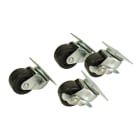 TELEVES - Kit per rack 19: ruote, viti e hardware per 4 RUOTE e 16 viti.