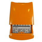 TELEVES - Amplificatore da palo 12V basso guadagno (banda divisa) 4 ingressi: BIII/DAB-UHF-21...33-36...48.