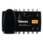 TELEVES - Centralino MiniKom F a banda larga 2 ingressi: VHF/UHF-IF 950-2200 MHz (Terrestre mix) G30-45dB 124dBuV. 5363