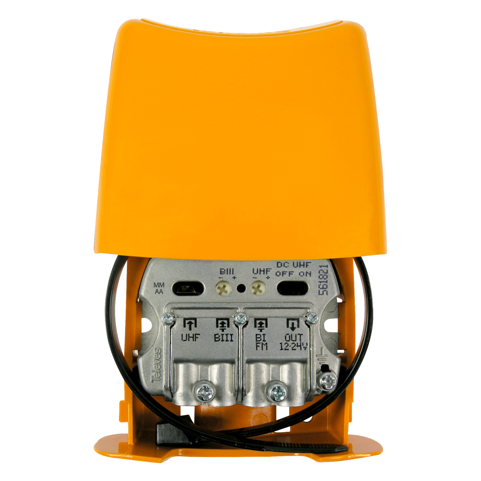 TELEVES - Amplificatore da palo NanoKom (LTE700, 2do Dividendo Digitale) 3 ingressi: BIII-UHF-FMmix USOS. 561821