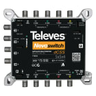 TELEVES - NevoSwitch DCSS 5 ingressi - 4 uscite, per 1 satellite o 2 satelliti WideBand.