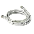 TELEVES - Patch cord Ethernet Cat 6A S/FTP, conduttore in rame, 2 metri, grigio, LSZH, bassa emissione di fumi e gas.