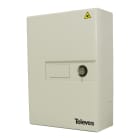 TELEVES - Contenitore secondario interno di base in fibra ottica, fino a 48 fibre.