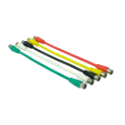 TELEVES - Kit 5 cavi colorati con connettori F rapido, 26 cm, veloce.