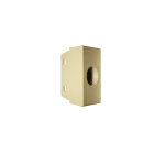 TELEVES - Cover con 1 foro per prese coassiali di tipo AVE bianca connettore plastica.