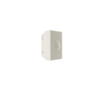 TELEVES - Cover con 1 foro per prese coassiali tipo AVE Banquise connettore plastiche.