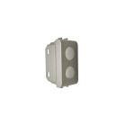 TELEVES - Cover fori tipo GW Chorus Lux, plastiche per prese coassiali e 2 connettori.