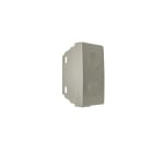 TELEVES - Cover 2 fori tipo Vimar Plana silver plastiche per prese coassiali connettori.