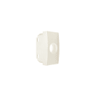 TELEVES - Cover per prese coassiali bianca con 1 connettore.